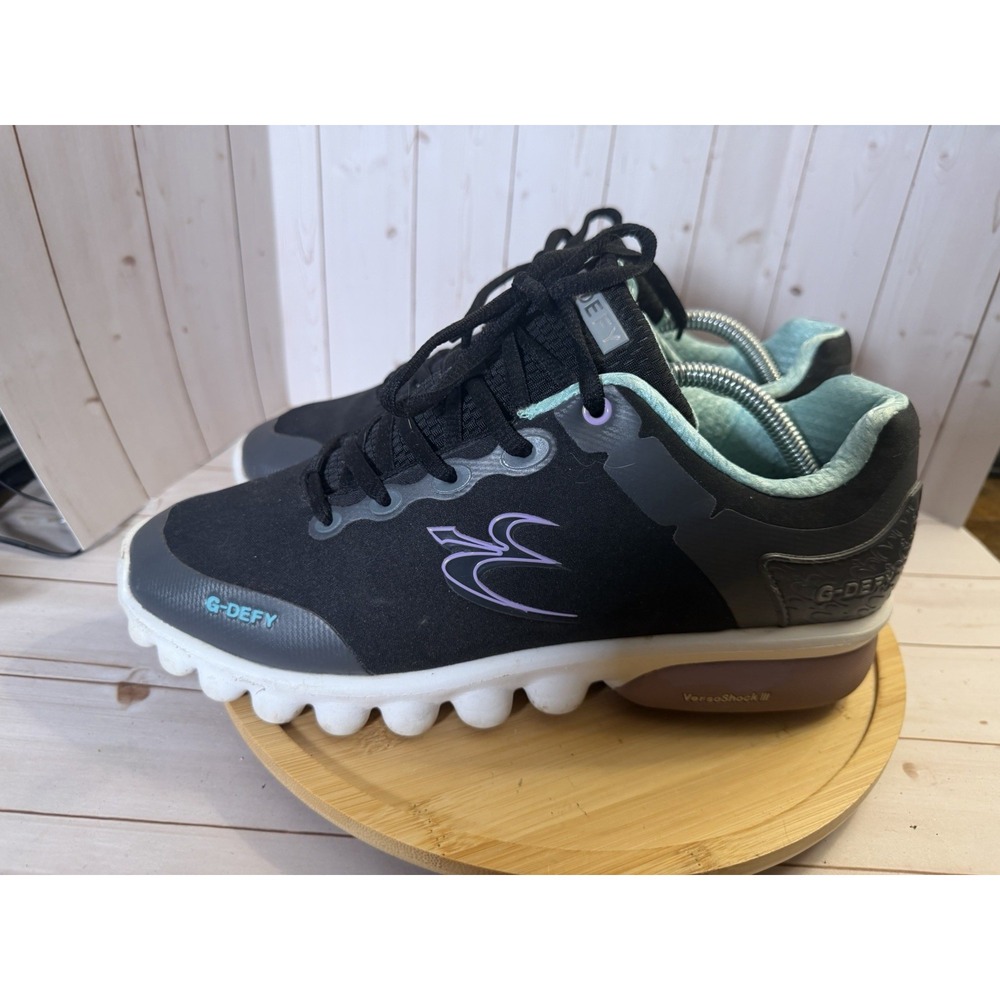 G-Defy Gravity Defyer Gamma Ray Women's 10.5 VersoShock III Black Purple Shoes